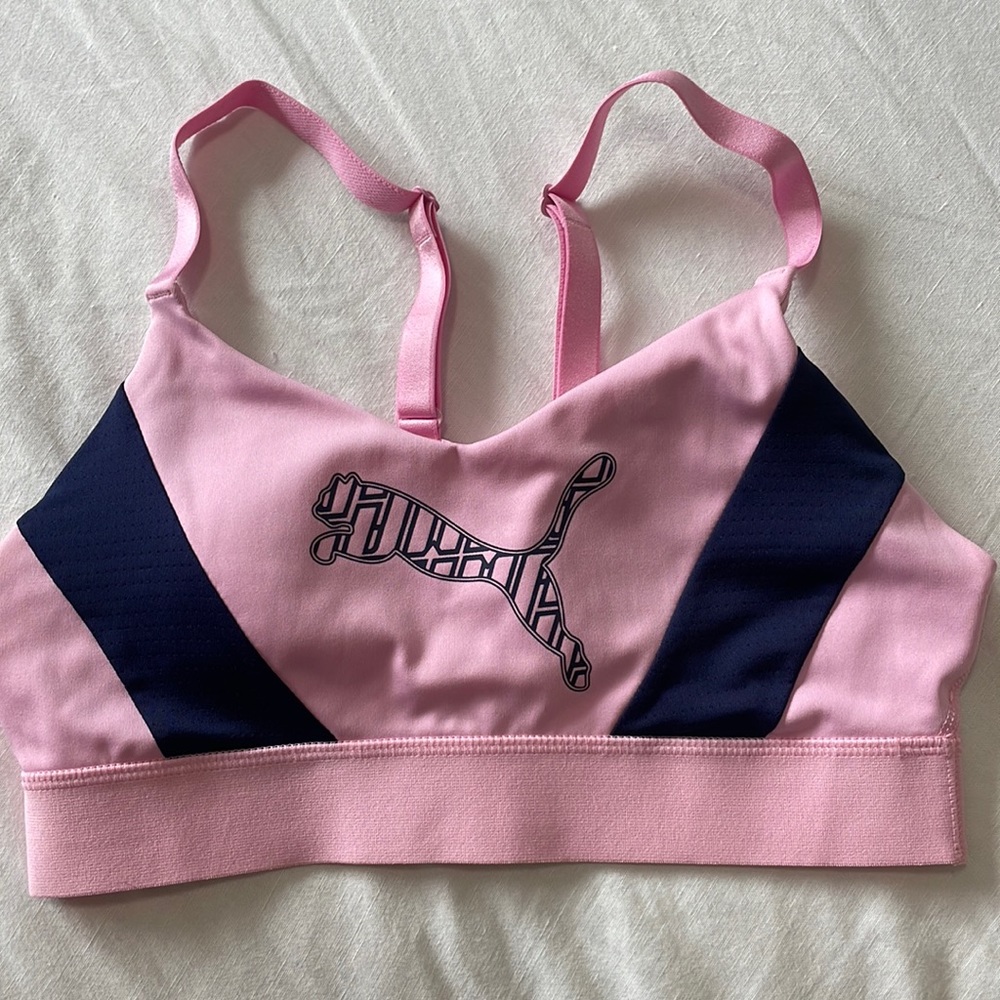 Puma Sports Bra with Adjustable Straps Size Small